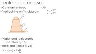 Thermodynamics Lecture 21 Isentropic Processes [upl. by Gamber84]