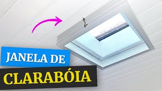 Como fazer uma Janela de Telhado  Clarabóia  Cúpula [upl. by Honora298]