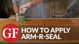 HOW TO APPLY ARMRSEAL URETHANE TOPCOAT  General Finishes [upl. by Greff48]