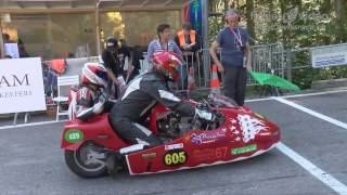 EXTREMELY LOUD Vintage Classic Motorbikes and Sidecars at Hillclimb Bergrennen Gurnigel 2016 [upl. by Tisman]