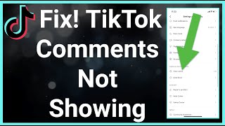 How To Fix TikTok Comment Not Showing [upl. by Nnylodnewg]