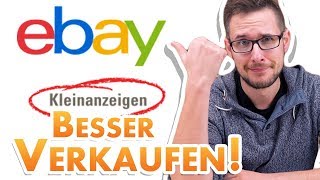 BESSER VERKAUFEN AUF ebay Kleinanzeigen 💸 [upl. by Ailuy]