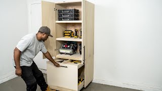 DIY Garage Cabinet  Storage amp Organization  DIY Creators [upl. by Cookie]