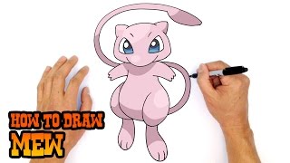 How to Draw Pokemon  Mew [upl. by Salvadore165]