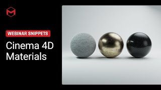 Understanding Cinema 4D Materials [upl. by Iasi]