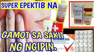 TATLONG 3 PINAKA MABISANG GAMOT SA SAKIT NG NGIPIN 2023 fy fyp toothacheremedy [upl. by Guenna554]