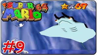 Super Mario 64  100 Walkthrough Part 9 Dire Dire Docks [upl. by Latsyk]