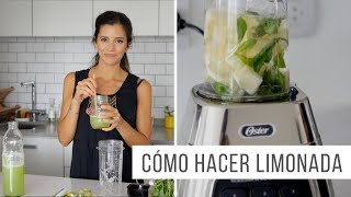 CÓMO HACER LIMONADA DE MENTA Y JENGIBRE [upl. by Delos]