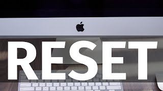 How to Reset iMac  Reset iMac to Factory Settings [upl. by Eifos]