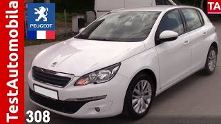 Peugeot 308 II  16 eHDi TEST  Golf TERMINATOR [upl. by Ahseki375]