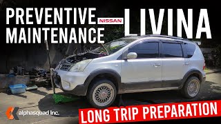 Long Trip Preparation  Nissan Livina XGear  HR15DE  L10  Maintenance [upl. by Pauwles]