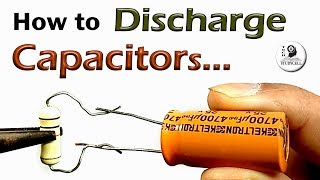 How to Discharge Capacitor safely with resistor [upl. by Dottie117]