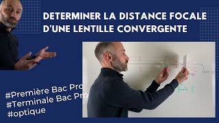 Comment déterminer la distance focale d’une lentille convergente [upl. by Anelam]