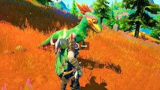 How to Tame a RAPTOR Fortnite Battle Royale [upl. by Giles436]