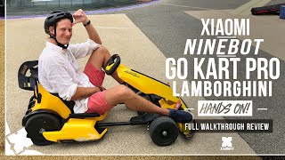 Xiaomi NineBot GoKart PRO Lamborghini edition  Hands on in Beijing Xiaomify [upl. by Yahsram]