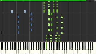 Vivaldi  Winter Piano Tutorial Synthesia Rousseau [upl. by Inahet604]