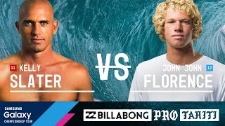 Kelly Slater vs John John Florence  Billabong Pro Tahiti 2016 Final [upl. by Us]