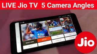 Jio TV LIVE Cricket match With 5 Camera Angles [upl. by Ronel]