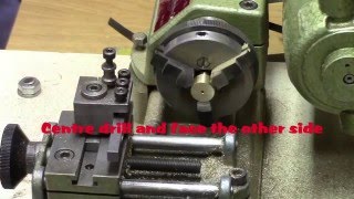 Making a ROTARY STEAM VALVE on the EMCO UNIMAT SL Lathe [upl. by Hsotnas]