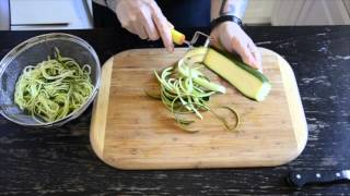 How To Make Zucchini Noodles [upl. by Zebe]