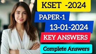 kset key answerskset paper 1 key answersksetkeyanswer [upl. by Rozanne]