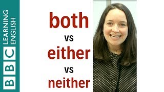 Both vs Either vs Neither  English In A Minute ⏰ [upl. by Ydoc]