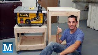 How to Make Table Saw and Work Carts [upl. by Eremaj]