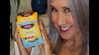 Yogi DeTox Tea  Cleansing Tea  KimTownselYouTube [upl. by Malik493]