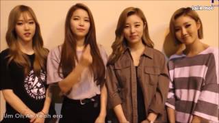 Mamamoo 마마무 introduction as time passes [upl. by Robenia]