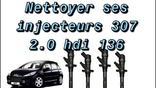 Comment nettoyer ses injecteurs directement 307 20 hdi 136 [upl. by Mazman]