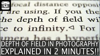 Depth of Field in Photography  Explained in 2 Minutes [upl. by Penland]