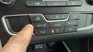 Ford Fusion – How to turn on and off the air conditioner and heater [upl. by Lau]