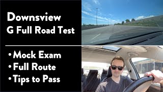 Downsview G Full Road Test  Full Route amp Tips on How to Pass Your Driving Test in Toronto [upl. by Maharg]