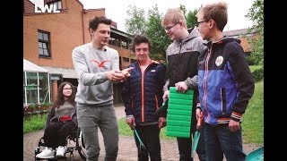 Jubiläumsfilm der LWLFörderschule Felsenmeerschule mit KiKAModerator André Gatzke [upl. by Teiv]