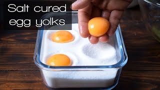 How to make salt cured egg yolks [upl. by Marden947]