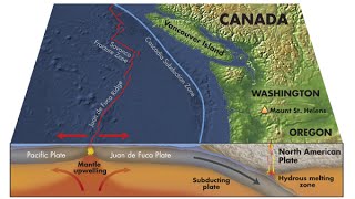 Cascadia Earthquake Animation 90 [upl. by Leicam649]