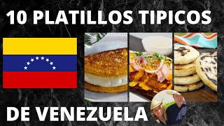 10 platillos tipicos de Venezuela  Comida tipica de Venezuela [upl. by Haziza]