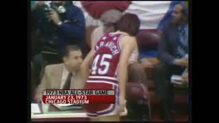 Pete Maravich 1973 NBA AllStar Game Highlights [upl. by Kwan]