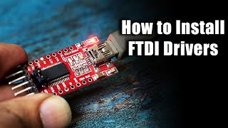 How to install FTDI Drivers on Windows  FT232RL [upl. by Bezanson]