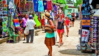 Bucerias Street Market Riviera Nayarit north of Puerto Vallarta Mexico [upl. by Nrevel]