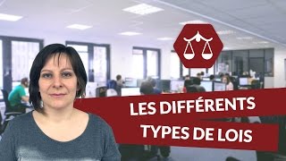 Les différents types de lois  Droit  digiSchool [upl. by Michigan]