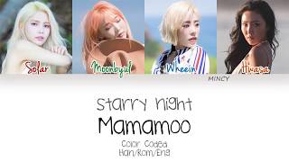 MAMAMOO  Starry Night Color Coded HanRomEng Lyrics  mincy [upl. by Laumas458]