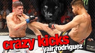 Yair Rodriguez All Crazy Kicks in MMA [upl. by Accire]