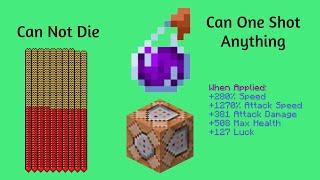 How To Make An OP Potion Using Commands [upl. by Adroj]