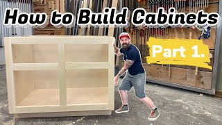 Build Cabinets The Easy Way  How to Build Cabinets [upl. by Yevre]