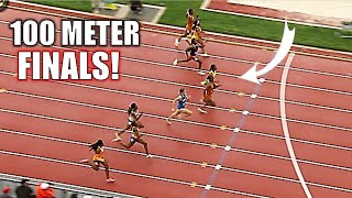 INCREDIBLE Finish In Womens 100 Meter Finals  2022 NCAA Track amp Field Championships [upl. by Acinemod959]