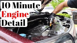 The Simplest amp Fastest Way To DEEP CLEAN a Car Engine Bay [upl. by Arait]