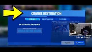 How To Enter Codes In Fortnite Creative🎁  Map Codes [upl. by Glaser195]