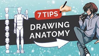 How to Draw amp Stylize Human ANATOMY  7 Tips on Body Proportions  Digital Art Tutorial MediBang [upl. by Etak243]