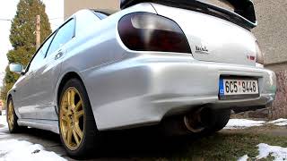 2002 Subaru Impreza WRX STi SOUND  Start Rumble Revs [upl. by Dacie]